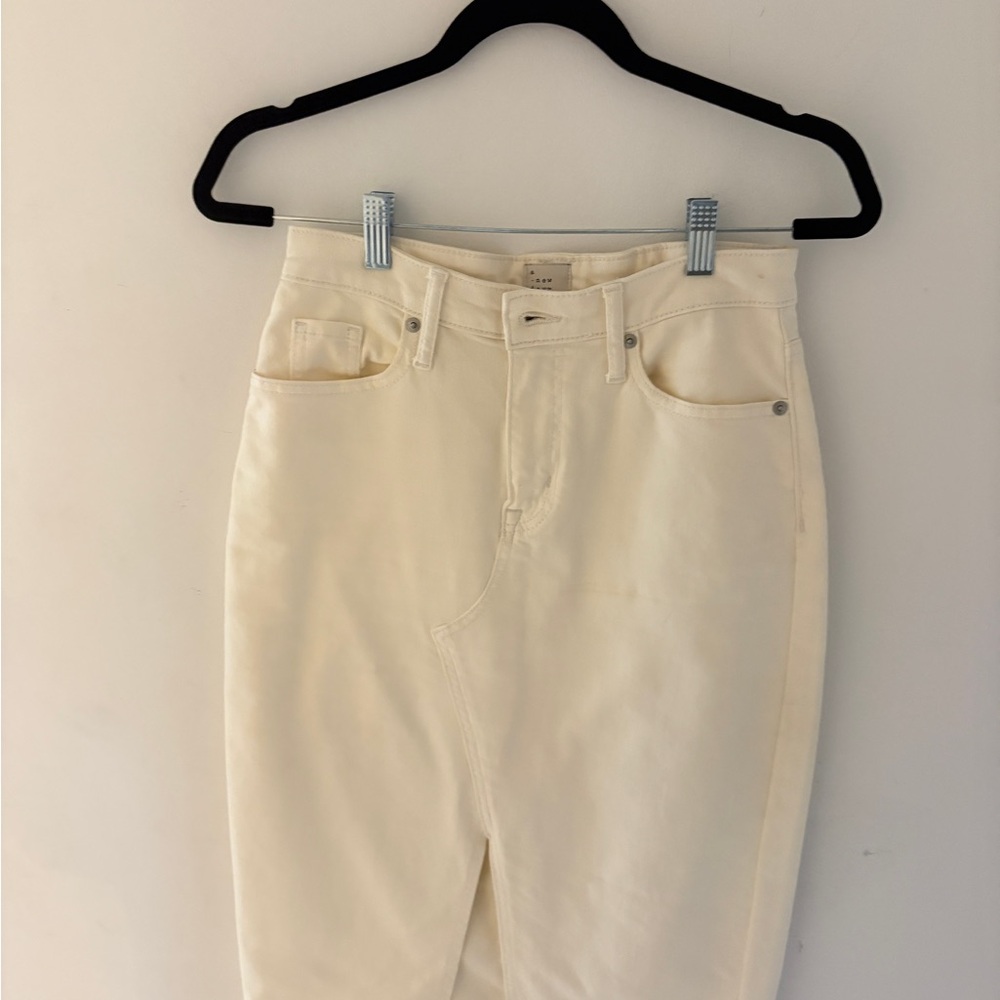 Women's Cream Jeans